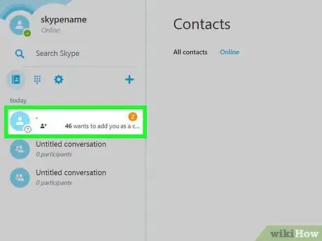 Imagen titulada Accept a Contact Request on Skype on a PC or Mac Step 13