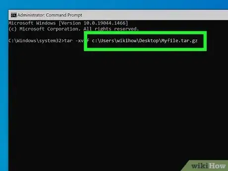 Imagen titulada Extract a Tgz File in Windows from the Command Line Step 6