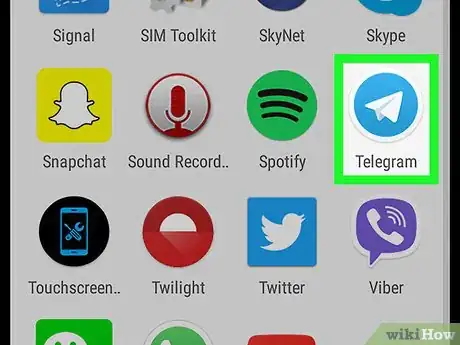 Imagen titulada Remove Telegram Contacts on Android Step 1