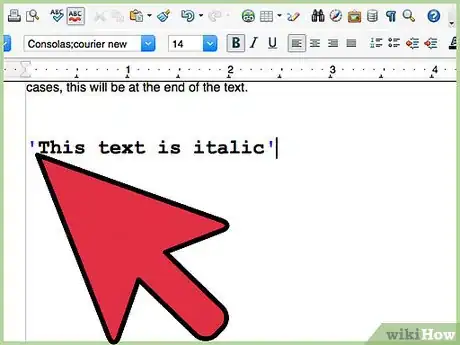 Imagen titulada Italicize Step 9