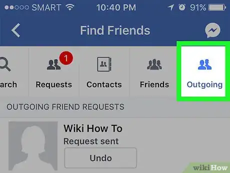 Imagen titulada Track Friend Requests You've Sent on Facebook Step 4