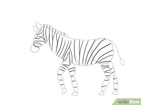 Imagen titulada Draw a Zebra Step 21