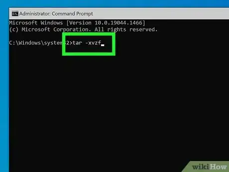 Imagen titulada Extract a Tgz File in Windows from the Command Line Step 4