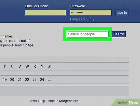 Imagen titulada Look at a Facebook Profile Without Signing Up Step 3