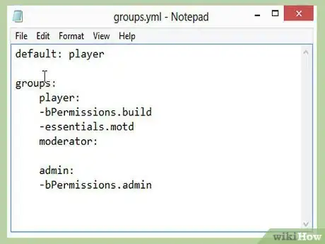 Imagen titulada Set up Bpermissions for a Minecraft Bukkit Server Step 9Bullet1