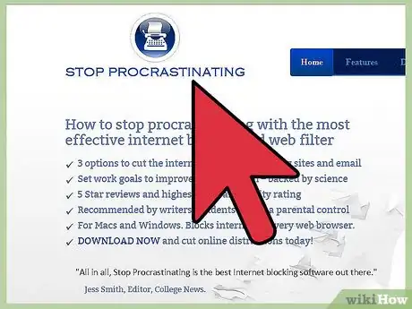 Imagen titulada Stop Procrastinating on the Internet Step 1