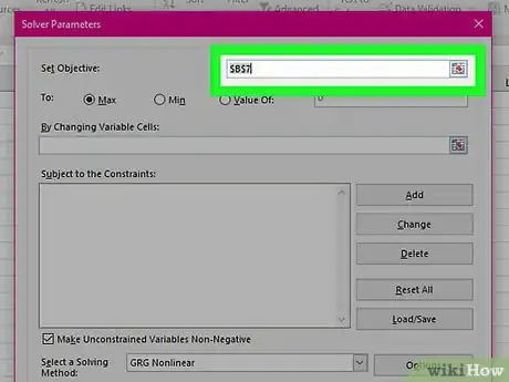 Imagen titulada Use Solver in Microsoft Excel Step 12