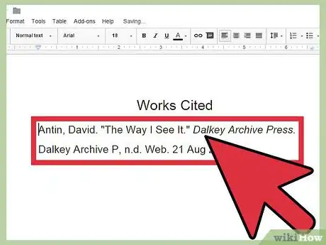 Imagen titulada Cite an Interview in MLA Format Step 8