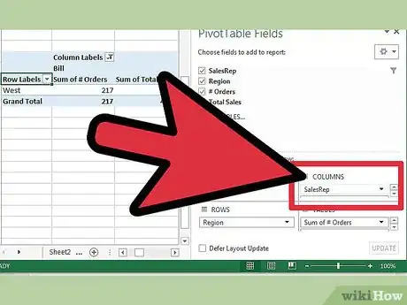 Imagen titulada Create Pivot Tables in Excel Step 7