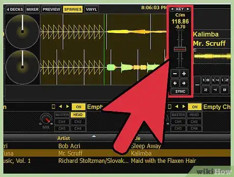 Imagen titulada Mix Music Using Beatmatching Step 4