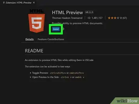 Imagen titulada Run a HTML File in Visual Studio Code Step 13