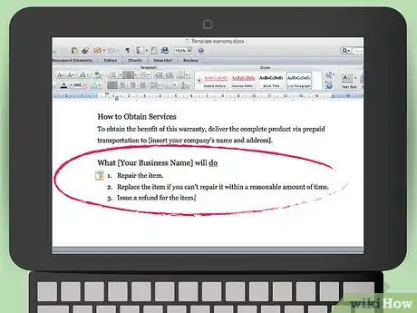 Imagen titulada Draft a Warranty Step 9