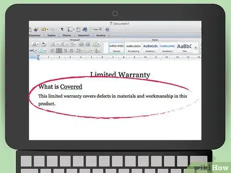 Imagen titulada Draft a Warranty Step 4