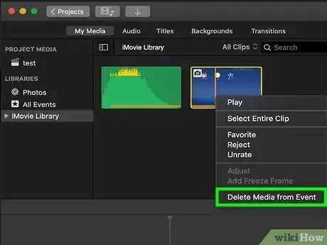 Imagen titulada Delete iMovie Clips Step 7