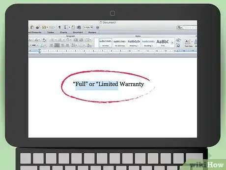Imagen titulada Draft a Warranty Step 2