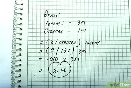 Imagen titulada Calculate Pi by Throwing Frozen Hot Dogs Step 8