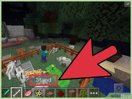 Imagen titulada Tame a Dog in Minecraft PE Step 6