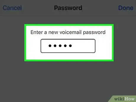 Imagen titulada Reset or Change Your Voicemail Password on an iPhone Step 6