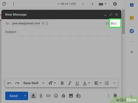 Imagen titulada Use BCC in an Email Step 4