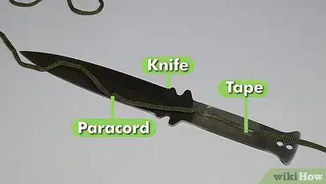 Imagen titulada Wrap Paracord Around a Knife Handle Step 1