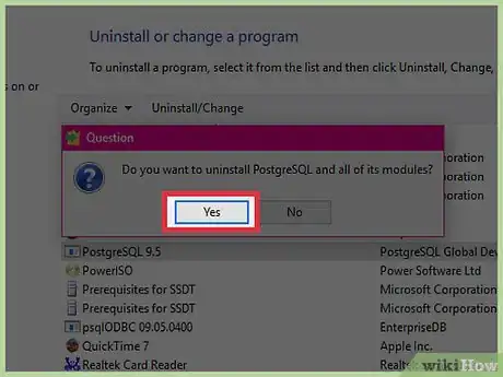 Imagen titulada Uninstall PostgreSQL Step 5