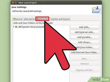 Imagen titulada Create a New Java Project in Eclipse Step 9