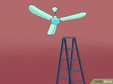 Imagen titulada Take Down or Remove a Ceiling Fan Step 3