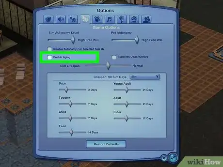 Imagen titulada Prevent Aging in The Sims Step 9