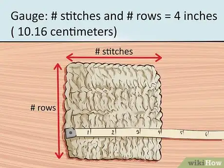 Imagen titulada Check a Crochet Gauge Step 2