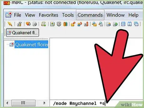 Imagen titulada Create a Private Channel in IRC Step 5