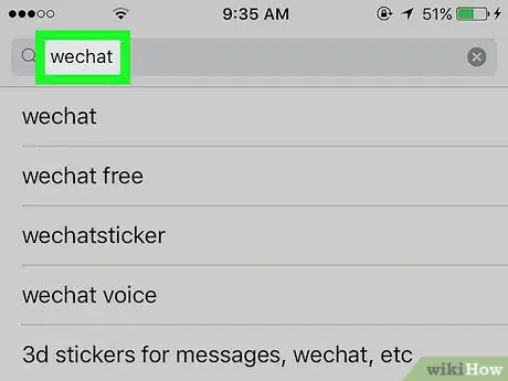 Imagen titulada Install WeChat on iPhone or iPad Step 3