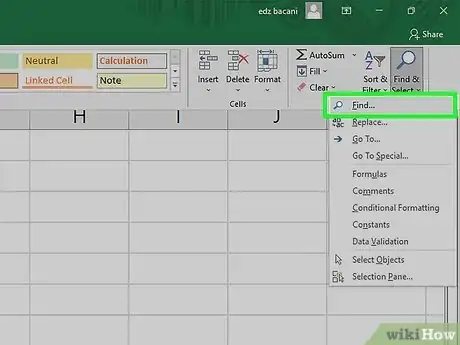 Imagen titulada Remove Spaces Between Characters and Numbers in Excel Step 3