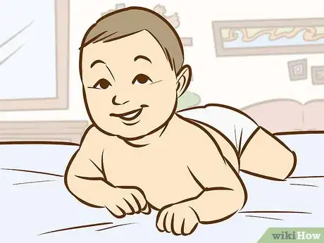 Imagen titulada Teach a Baby to Crawl Step 1