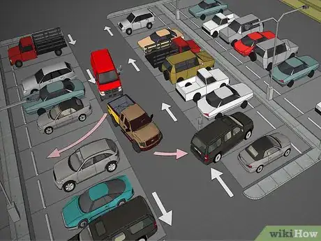 Imagen titulada Use Parking Lot Etiquette Step 1