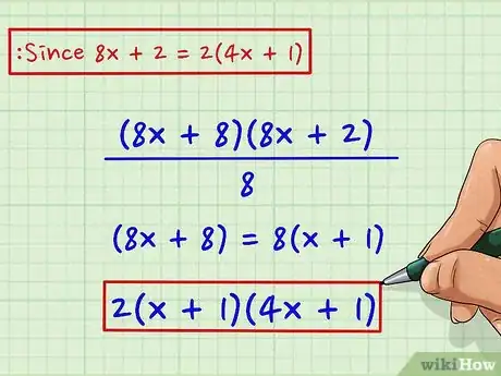 Imagen titulada Factor Second Degree Polynomials (Quadratic Equations) Step 21