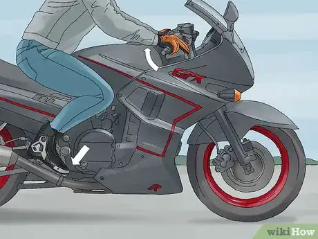 Imagen titulada Brake Properly on a Motorcycle Step 9