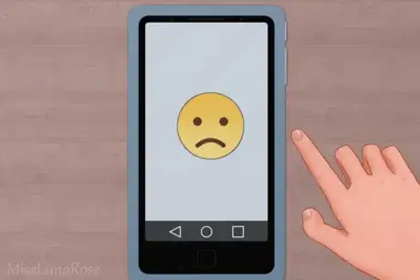 Imagen titulada Hand and Phone with Sad Face.png