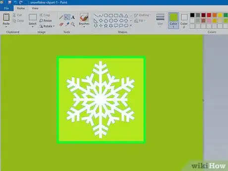 Imagen titulada Change an Image Background in MS Paint (Green Screen) Step 9