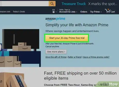 Imagen titulada Use Amazon Prime Step 2