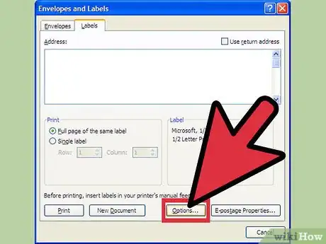 Imagen titulada Create Labels Using Microsoft Word 2007 Step 3