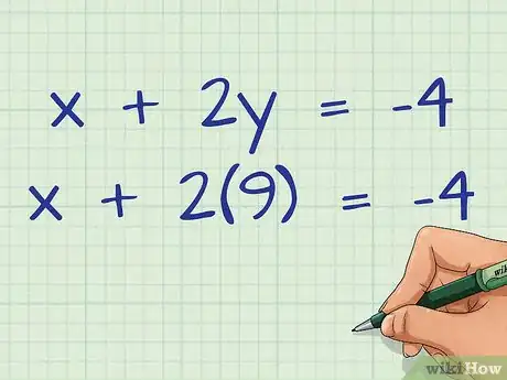 Imagen titulada Solve Simultaneous Equations Using Substitution Method Step 5