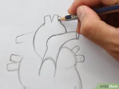 Imagen titulada Draw the Internal Structure of the Heart Step 8