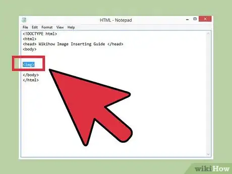 Imagen titulada Insert Images with HTML Step 3