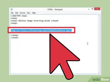 Imagen titulada Insert Images with HTML Step 5