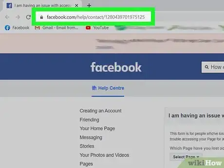 Imagen titulada Reclaim Admin Rights to a Facebook Page Step 2