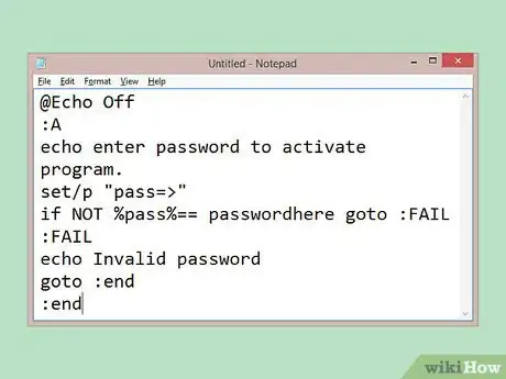 Imagen titulada Add a Password to a .Bat File Step 3