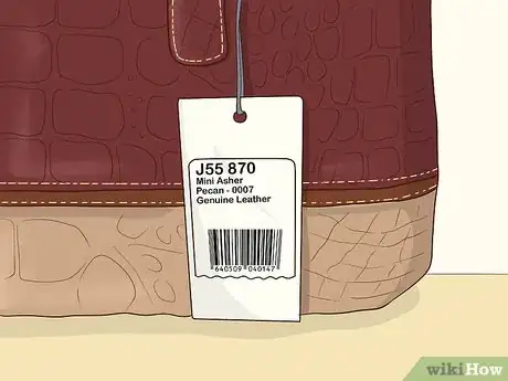 Imagen titulada Tell if a Handbag Is Genuine Crocodile Step 4