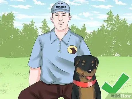 Imagen titulada Train a Rottweiler to Be a Guard Dog Step 7