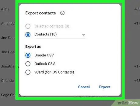 Imagen titulada Restore Google Contacts Step 7