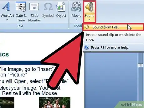 Imagen titulada Insert Multiple Music to Powerpoint Step 3